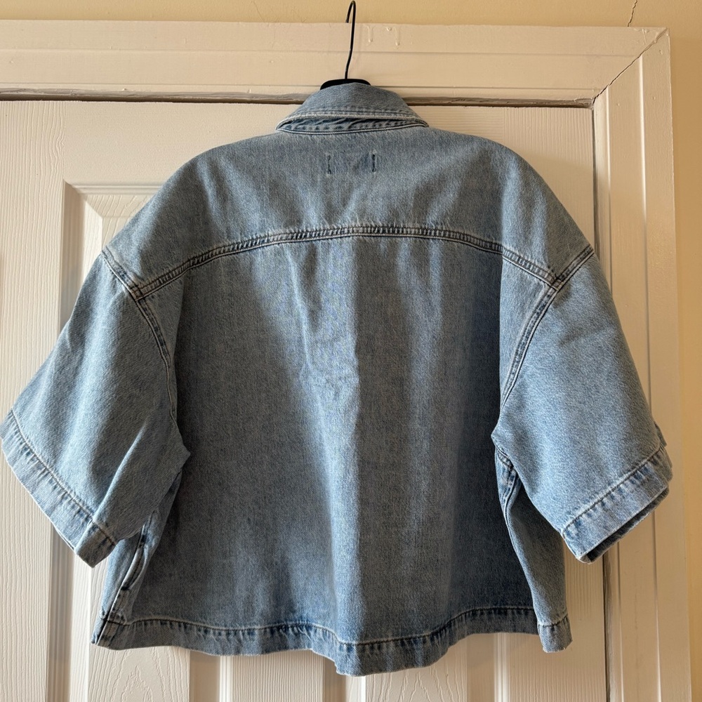 AGOLDE RONA BOX  SHIRT IN EFFECT - Picture 7 of 12